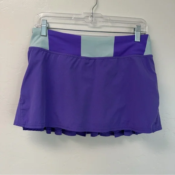 Lululemon Run Pace Setter Skirt Violet Skort Size 4 - Picture 3 of 14
